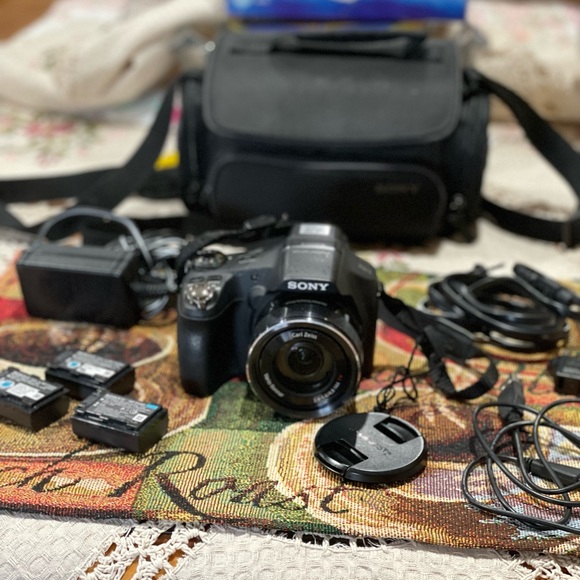 Sony Other - Sony CyberShot DSC-HX100V 16.2MP Digital Camera 30x Optical Zoom Lens 1080 Video